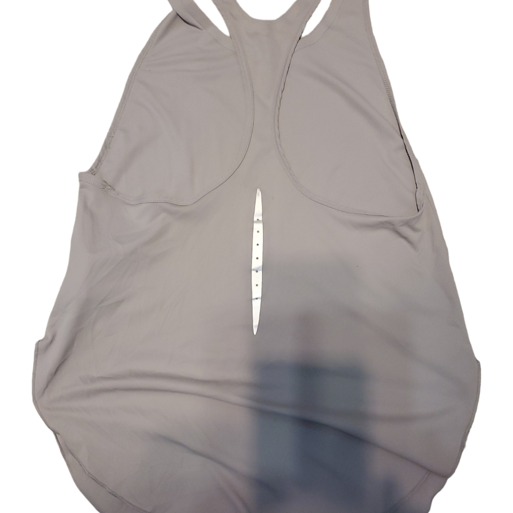 Nike Dri-Fit razorback gray top size XS - Picture 2 of 2